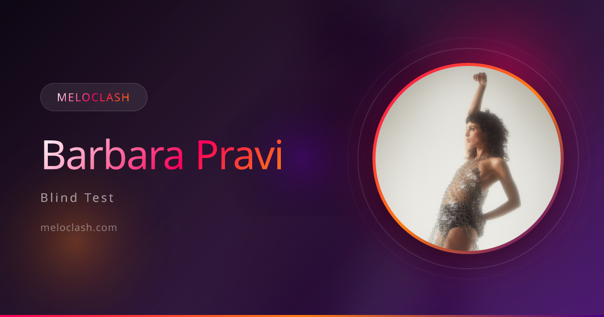 Blind Test Barbara Pravi - Quiz Musical