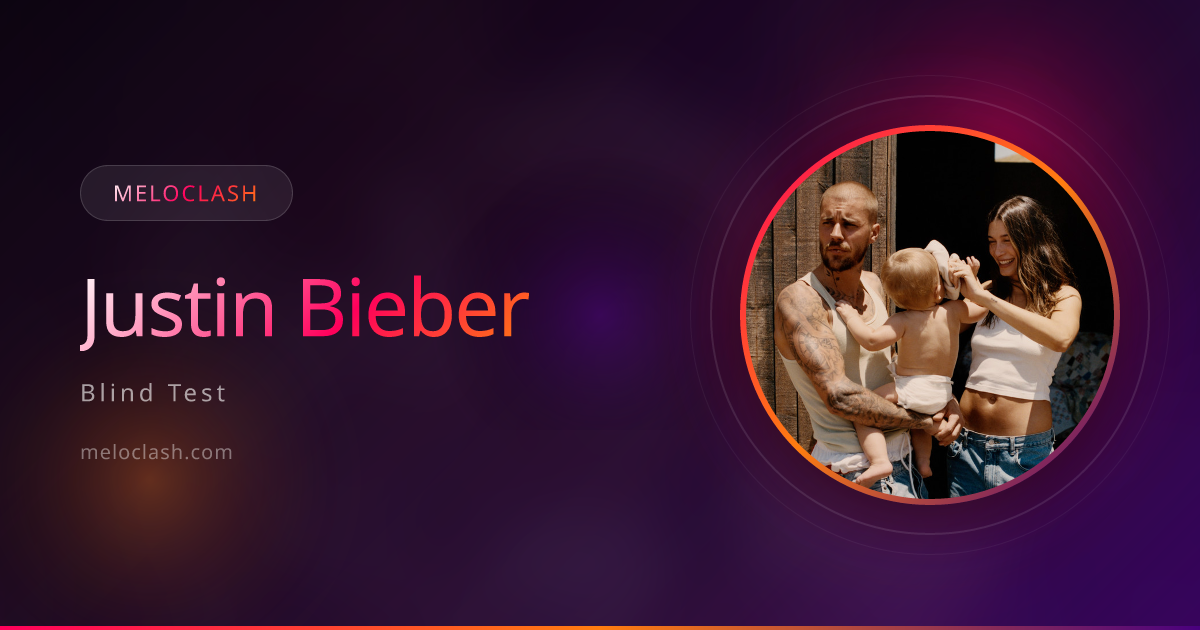 Blind Test Justin Bieber - Quiz Musical