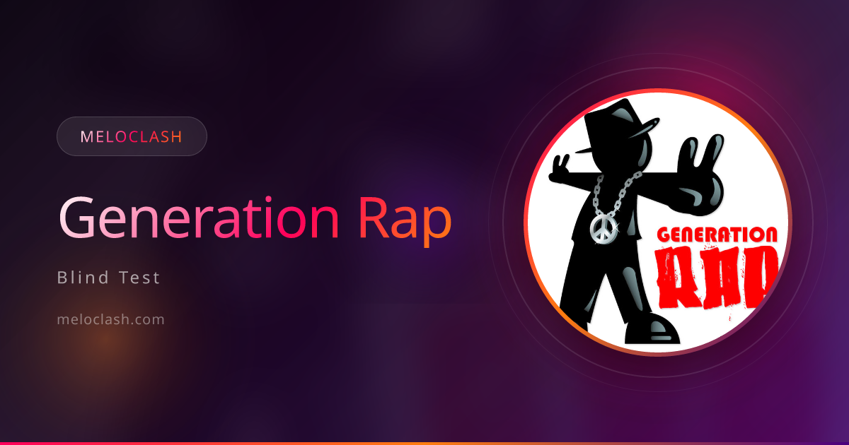 Generation Rap Quiz - Free Music Blind Test